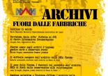 5 marzo 2016 ore 10.00
c.d.t. Maria Baccante, via Prenestina 175, Roma
giornata di studio a cura del Centro di documentazione territoriale Maria Baccante - Archivio Storico Viscosa
Archivi fuori dalle Fabbriche